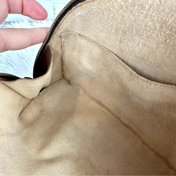 Louis Vuitton Demi Ronde Crossbody Pouch bag with chain, scarf and dust bag - Picture 15 of 16